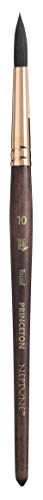 Princeton Artist Brush Neptune Series 4750 Synthetic Squirrel Watercolor Paint Brush Round Size 10