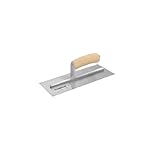 Goldblatt Trowel Pro Carbon Steel V-Notch Trowel, 1/4 in. x 3/16 in.