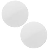 HAPINARY Lot de 2 Pierres de Sel Chauffantes Rondes 5 CM pour Massage Corporel Spa et Saun...