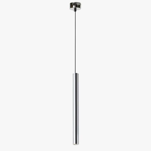 XYHAZCSM Lámpara colgante LED plateada tipo foco, ajustable hacia abajo, luz blanca cálida de 3000 K, iluminación ambiental artística for barras de bar, mesas de comedor y restaurantes.(Medium)