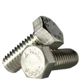 5/8"-11 x 6 Steel Hex Bolts, 18-8 Stainless Steel, Coarse Threads, Partially Threaded, 5 Pack