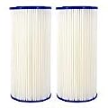 CFS – 2 Pack Pleated Sediment Water Filters Cartridge Compatible with WHKF-WHPLBB, DWHBB Models – Remove Bad Taste & Odor – Whole House Replacement Sediment Cartridge - 5 Micron – White