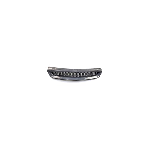 Parrilla Civic 1999 de malla negra para mejorar la ventilación del motor en modelos EK y EX