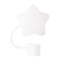 Bouchon De Paille En Silicone Bleu/blanc étoile – Compatible Stanley 30 Oz & 1,2L – Anti-poussière Et Réutilisable