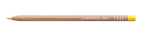 Image of CARAN DACHE LUMINANCE 6901 THE MOST LIGHTFAST PERMANENT COLOUR PENCIL EVER DESIGNED FOR PROFESSIONAL ARTIST (GOLDEN BISMUTH YELLOW)
