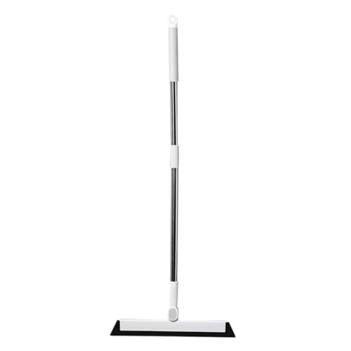 Homoyoyo Limpiador Ventanas Multiusos con Escobilla de Inoxidable y Mango Ergonómico Herramienta para Baño Cocina y Resistente y Duradero para Limpieza Cristales