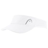 HEAD Damen Pro Player Womens Visor, Weiß, Einheitsgröße EU