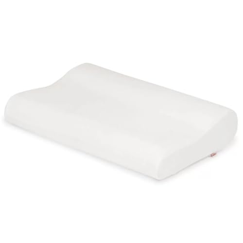 Bihotzak Almohada Cervicales de Espuma Viscoelástica, Almohada Ortopédica para Cuello, Almohadas Ergonómico con Memoria de Forma para Dormir de Lado y Boca Arriba