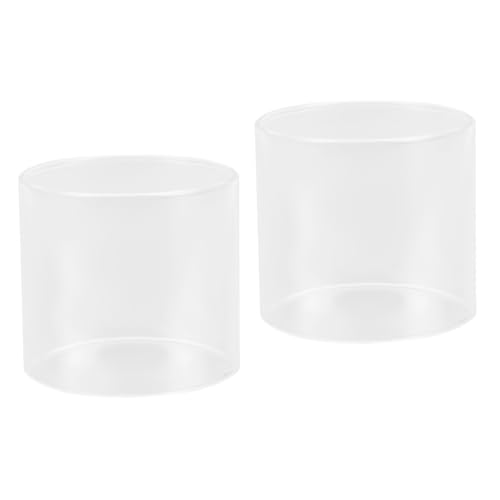 SEWOART 2 Piezas Pantalla de vidrio para lámpara de gas piezas de linterna de gas velas aire libre pantallas lamparas pantalla de lampara pantalla de linterna de gas aire libre