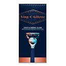 King C Gillette Shave and Edging Razor (Black),5 Count (Pack of 1)