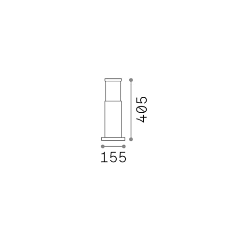 Lampione B2 Light 0794716 éclairage d'ambiance moderne pour terrasse et allée - 2