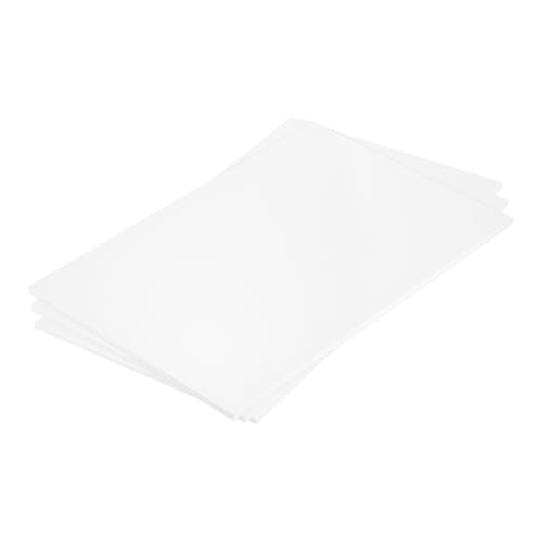 MECCANIXITY ABS Plastic Sheet 12 x 8 x 0.2 Inch ABS Styrene Sheets for Building Model DIY Crafts Panel White 3 Pcs