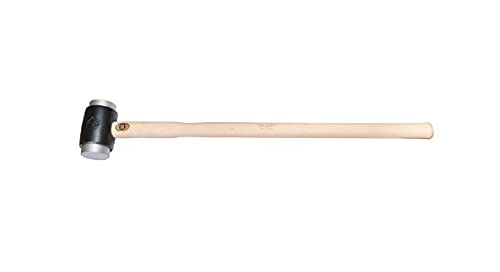 THOR Martillo con inserciones de aluminio, redondo (Ø) 70 mm, 4600 g, con mango de madera
