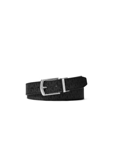 Michael Kors Men's 34mm Reversible Dress Belt, Black, 40