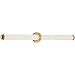 Access Lighting - HI Access 62532LEDD-BG/OPL Transitional LED Vanity from Aqua Collection, Champ, Gld Leaf Finish, Brushed Gold