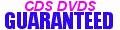 cds⚫dvds⚫guaranteed logo