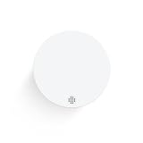ADT Blu Glass Break Sensor, DIY Smart Home Security, Machine Learning Glass Break Detector, 25-Foot Range, Tamper Alerts, Wall or Ceiling Mount, Easy Install, ADT+ App Control, Monitoring Available