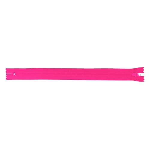 Image of Mandala Crafts 100 PCs Hot Pink Closed-End 10 Inch Nylon Zippers for Sewing
