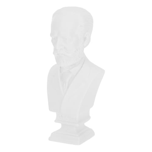 SOLUSTRE Resin Mini Musician Bust Sculpture Lifelike Figurine for Home Office Decor Unique Collectible Musician Statue Versatile Decorative Craft for Photography Use