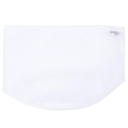 AKOOSY 3pezzi Per Bucato in Rete Coulisse Protezione Capi Delicati in Lavatrice e Asciugatrice Poliestere Bianco Facile Da Riporre e Trasportare