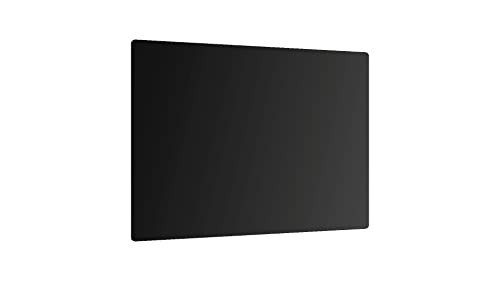 ALLboards Glass Chopping Board Black Classic Black 60x52cm Cutting Board Splashback Worktop Saver for Kitchen Hob Protection Hot Cover Heat Resistant Multi-Glass Plate Dishes Pad Work Surface