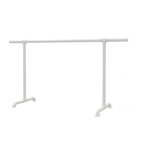 Barre de danse autoportante blanche 150x60x10 cm BarreFitness Stick