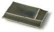Yamani Pottery Miyama Minoyaki isola Pallet Plate Size S Olive Green for Soy Sauce,Butter Dish,Olive Oil.etc.