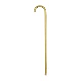 Jugaoge Belly Dance Cane Collection Assorted Height Walking Sticks for Group Performances Dance Studio Instruction Gold One Size