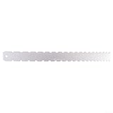 Gitarren-Setup Precision Essential Geigenbauer gekerbtes Messlineal und Messwerkzeug (silberfarben)