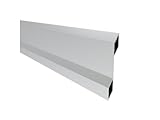 Moderner Aluminium Gartenzaun; 120/150/170 x 200 cm; Anthrazit RAL 7016, Lamellenzaun mit 20x120 mm Jalousien, Sichtschutz, Windschutz, Komplettset, einfache Montage (Natural, 1200 mm)