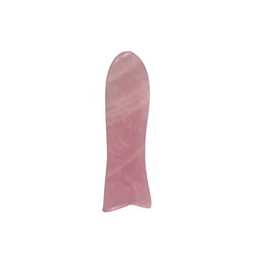 Outils pour le visage ZHOGNYANTAIHE en forme de poisson gua sha , Masseur naturel Traitement du cou et des yeux Rouleau du visage Outils de soin de la peau Cadeaux d'auto-soin pour les femmes (GS7022) Cover