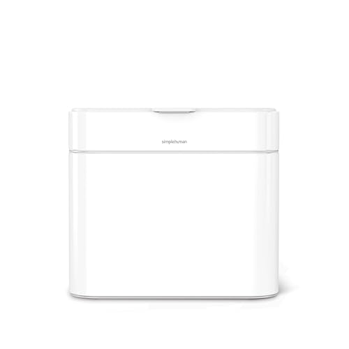 Image of simplehuman Compost Caddy, Detachable and Countertop Bin, 4 Liter / 1.06 Gallon, White