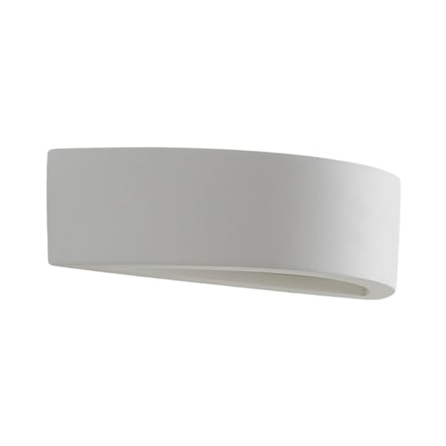 Lindby Lámpara de pared Konstantin (Moderno) en Blanco hecho Cerámica, Arcilla Yeso e.o. para Salón & Comedor (1 llama E14) aplique
