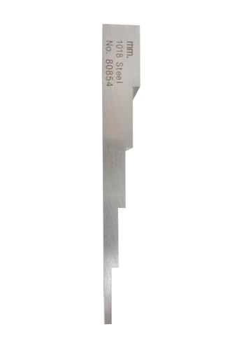 Bloque de calibración ultrasónico de acero 1018, 5 escalones, espesores 2.5mm a 12.5mm para calibración de medidor de espesor en pruebas NDT miniatura 6