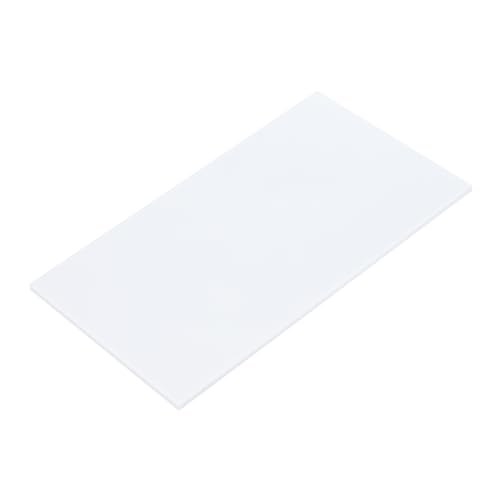 Image of MECCANIXITY White ABS Plastic Sheet 7 x 4 x 0.16 Inch for Building Model, DIY Crafts, Panel, Pack of 1