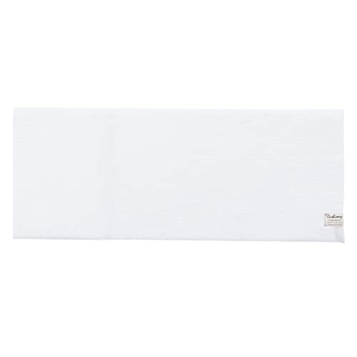 センコー B.B.collection クッショニー 2 ロング 幅 洗面 マット 約50× 120cm ホワイト 厚手 ボリューム 50098