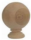 Madison Finial, Western Red Cedar, for 4 x 4 Post, by Woodway