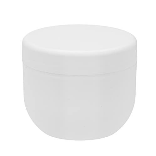 GLOREX 6 1603 103 Pot à crème vide pour les cosmétiques maison, 100ml, blanc, à simple paroi
