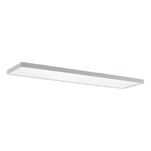 EGLO LED Panel Piglionasso 120 x 30 cm 4500 Lumen Deckenlampe rechteckig Küchenlampe Bürolampe Deckenleuchte neutralweiß
