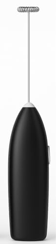 Espumador de Leche Automático Negro, Batidor Eléctrico para Café y Leche,
