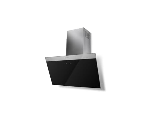 Hotte Décorative Inclinée 79.5cm 580m3/h Noir - 5816724