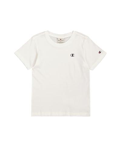 Champion Legacy Basics B-S-S Crewneck Camiseta, Color Blanco, 11-12 Years para Niños