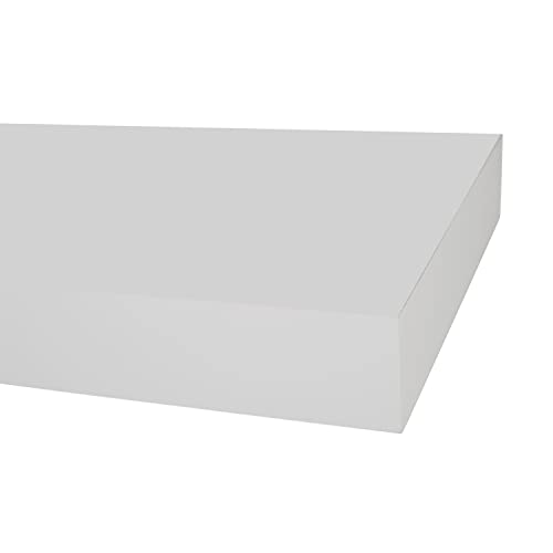 Inplace 35.4 In W X 7.75 In D X 1.25 In H Grey Floating Shelf Slimline #TOP4