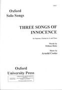 Three Songs of Innocence 0193853884 Book Cover