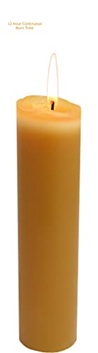 Beeswax Candle Works, 8.5 X 1.5-Inch Pillar, 35-Hour, 100% Usa Beeswax #TOP4