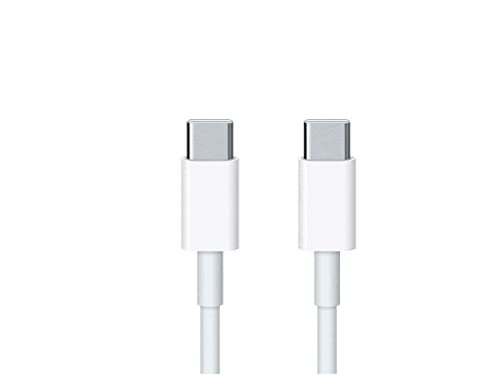Image of The Black Store Original Dynamic Series Fast Charging Data Cable Type-C to Type-C for Laptop, Tablet, Smartphone (White, 100W 2M)