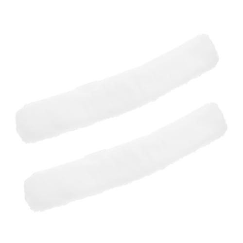 Toyvian 2 Piezas Repuestos para Limpiacristales Fundas Microfibra para Escobilla de Vidrio Cabezal de Repuesto para Limpiador de Ventanas Lavador de Cristales Reutilizable y Versátil para