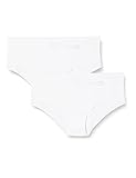 sloggi Damen ZERO Feel Hipster 2P EX Slip, White, M