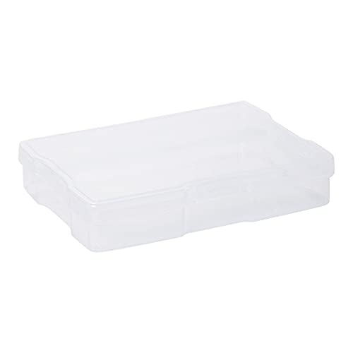 Caixa de armazenamento de fotos transparente, 1 recipiente para fotos de 10 x 15 cm com 16 caixas in