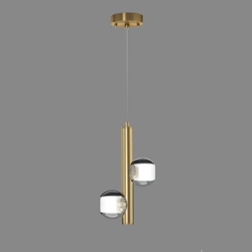 Globe blanc suspension moderne bicolore pour éclairer la table